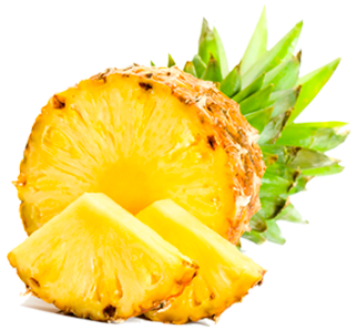 sliced pineapple